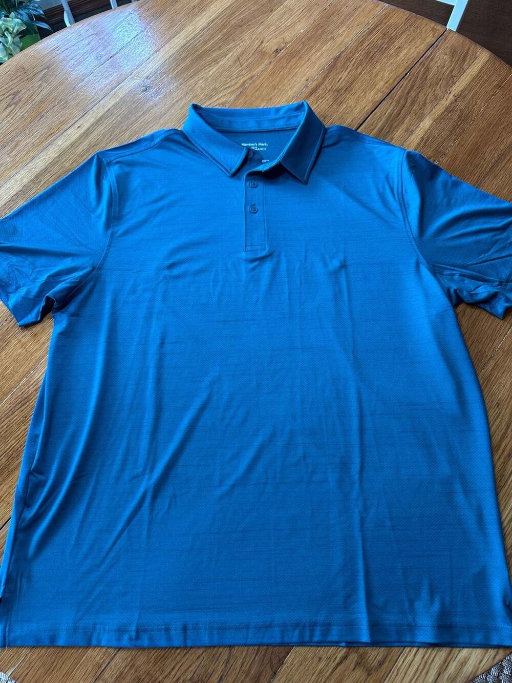 Member's Mark Men's Performance Polo Size XL Teal